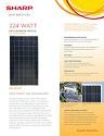 Sharp Solar Panel Spec Sheet (PDF Format)